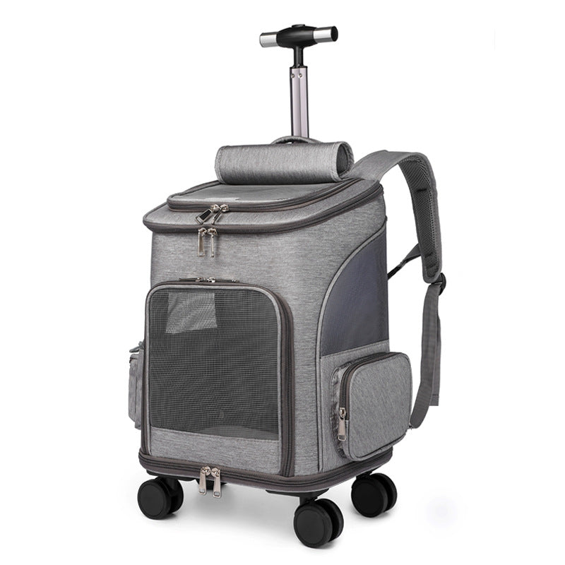 TrackMyBuddy™ TravelNest Carrier Grey