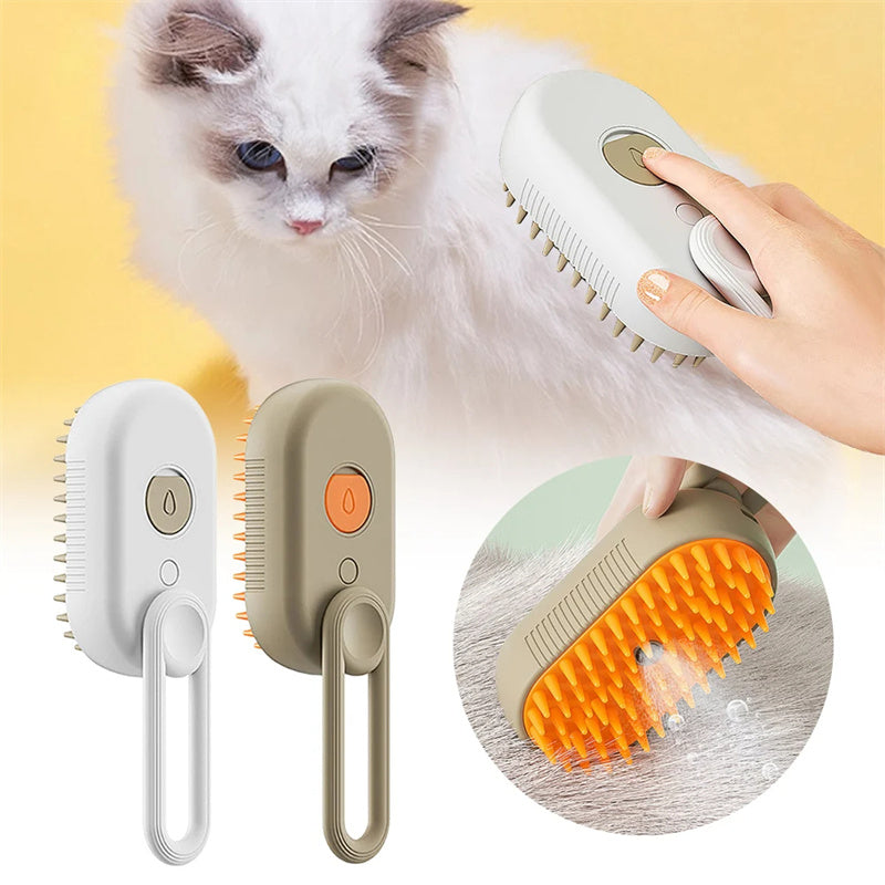 TrackMyBuddy™ GroomPro Steam Brush