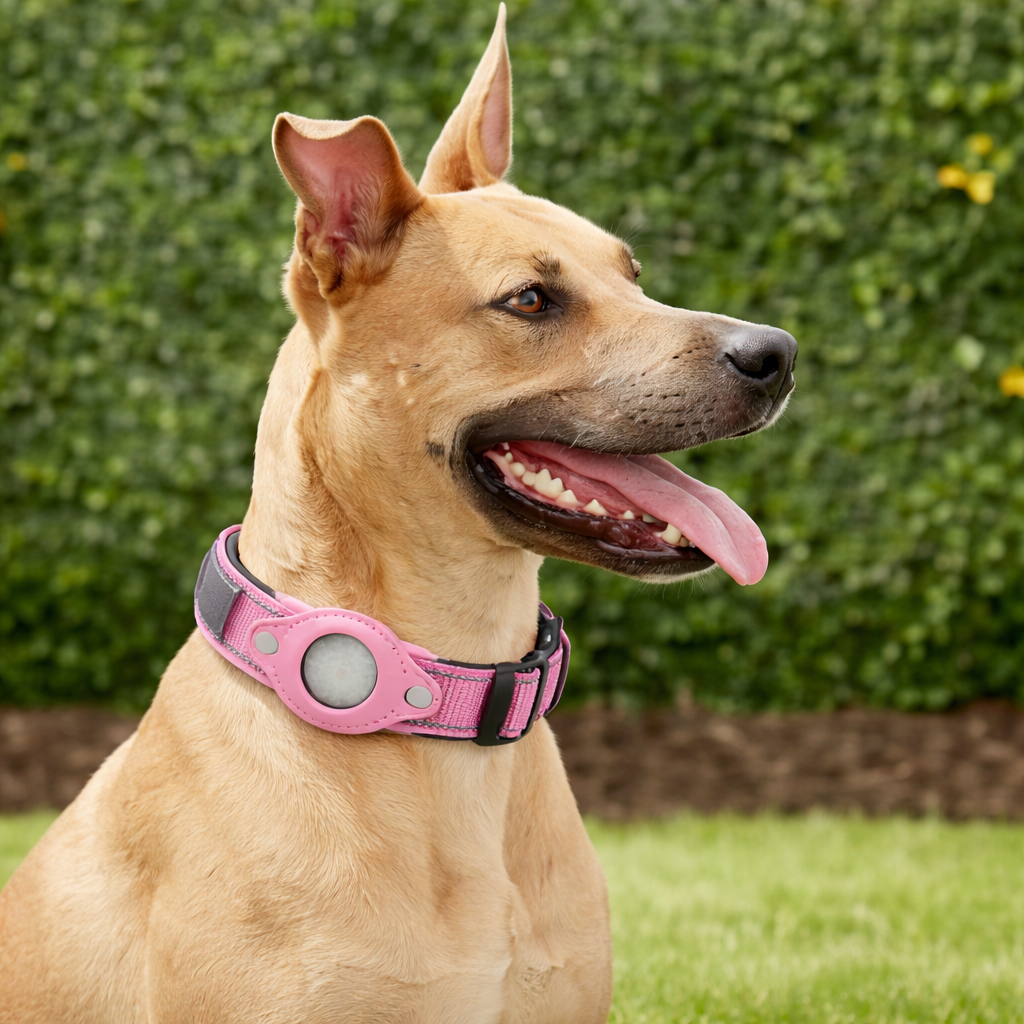 TrackMyBuddy™ Guardian Collar (Dog Edition) Pink