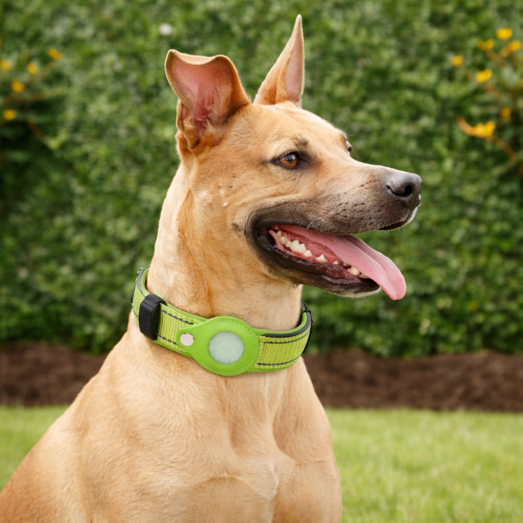 TrackMyBuddy™ Guardian Collar (Dog Edition) Forest Green