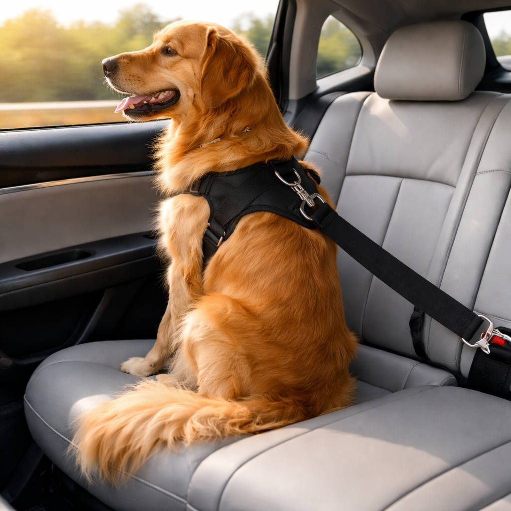 TrackMyBuddy™ SafeRide Leash Black