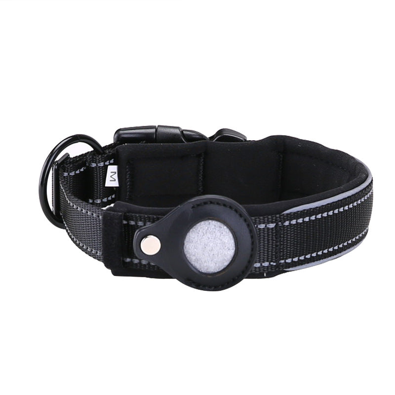 TrackMyBuddy™ Guardian Collar (Dog Edition) Midnigt Black