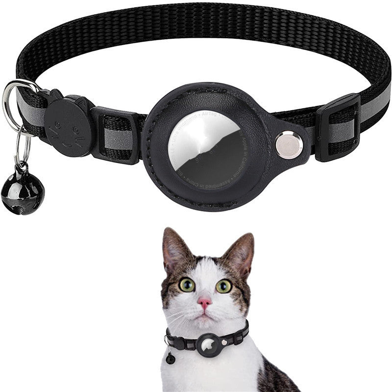 TrackMyBuddy™ Guardian Collar (Cat Edition) Midnight Black