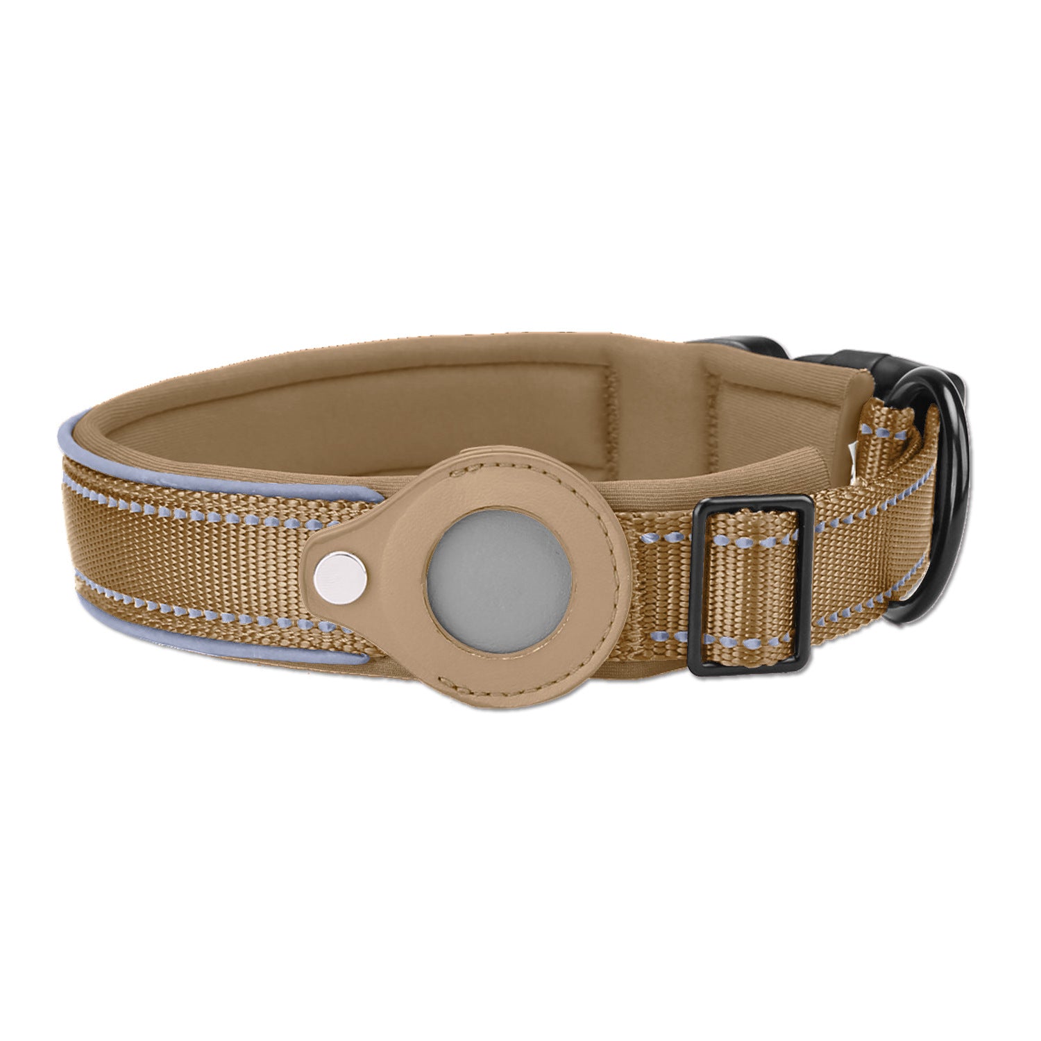 TrackMyBuddy™ Guardian Collar (Dog Edition) Khaki