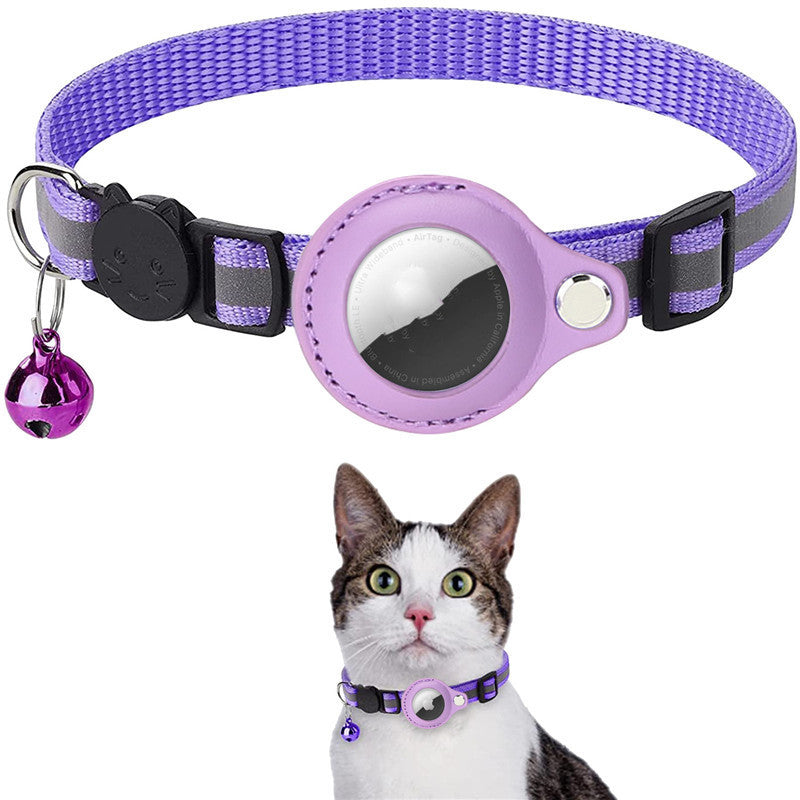 TrackMyBuddy™ Guardian Collar (Cat Edition) Purple